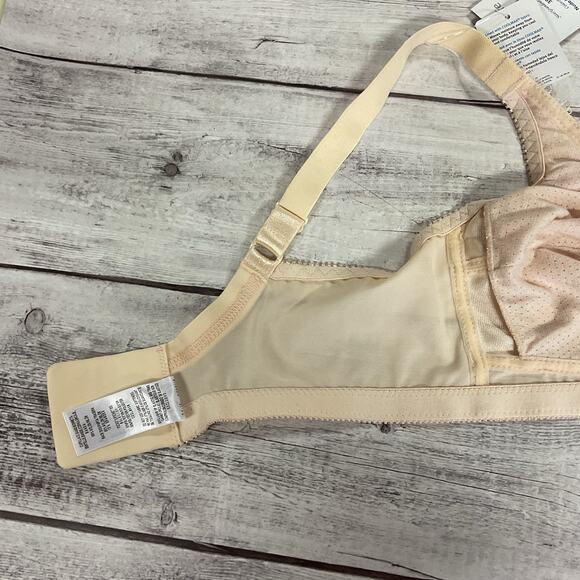 Trulife Naturalwear Mastectomy Bra Womens 38C Nude Beige Wireless 210 - Picture 11 of 13